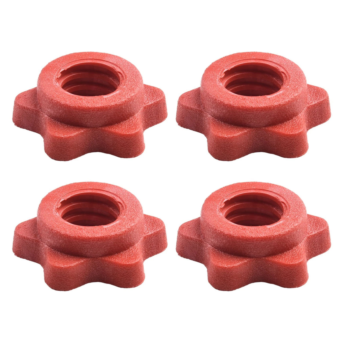 Set of 4 Spinlock Collars for Barbell Weight Lifting