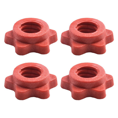 Set of 4 Spinlock Collars for Barbell Weight Lifting
