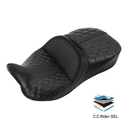 Gel Seat for Harley Electra Road Street Glide (2009–2023)
