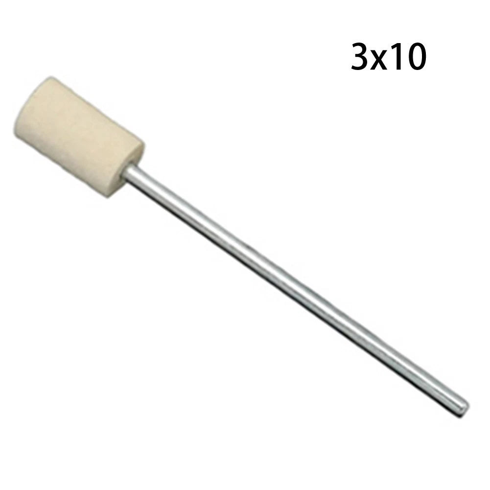 Set of 7 Wool Grinding Heads for Rotary Tool (65mm Handle)