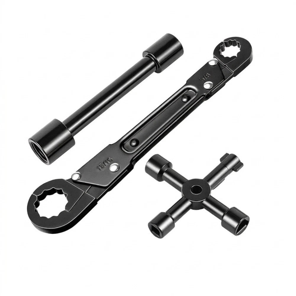 Carbon Steel Angle Stop Wrench Kit for Tight Spaces (Optimized Use)