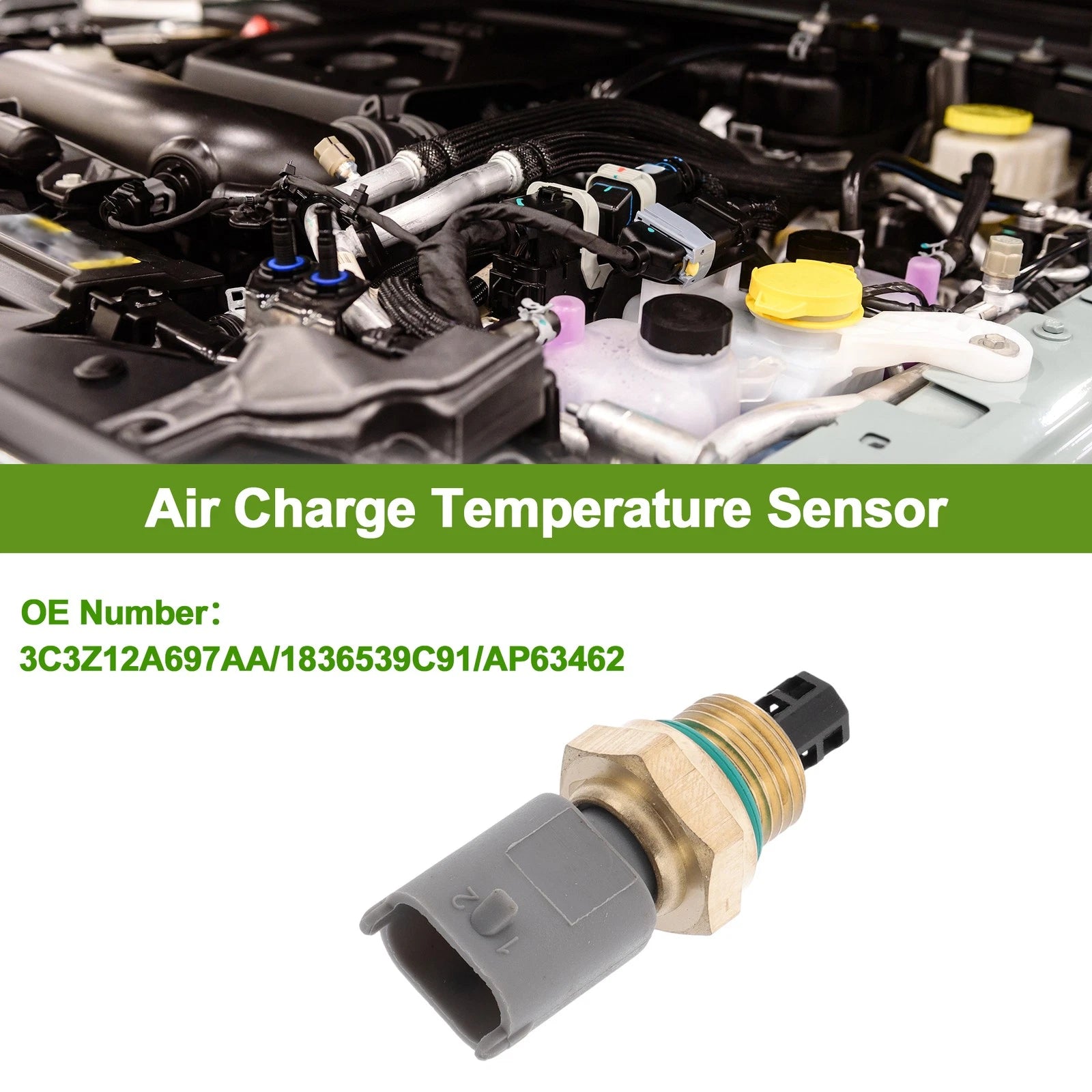 Air Charge Temperature Sensor No.3C3Z12A697A for Ford Excursion (2003–2005)