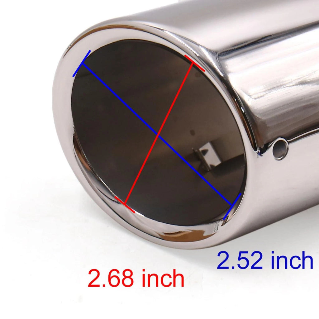 Exhaust Tail Muffler Tip Replacement 3.1in Inlet for Audi Q3 (2015–2025)