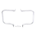 Chrome/Black Saddlebag Guard Rail Crash Bar for Harley FLST FLSTC (2000–2017)