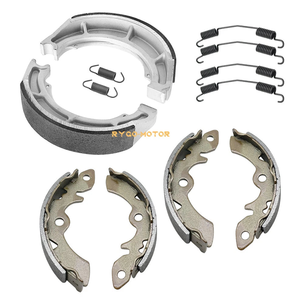 Front & Rear Brake Shoes for Suzuki LT250EF LT300E QuadRunner 250 300 (1985–1989)
