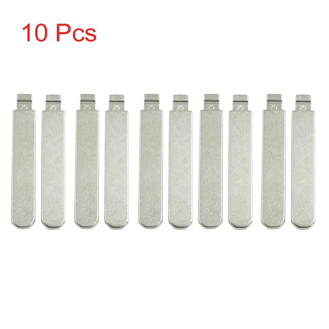 10Pc Metal Uncut Insert Blade Remote Key Replacement for Honda Accord (2008–2017)