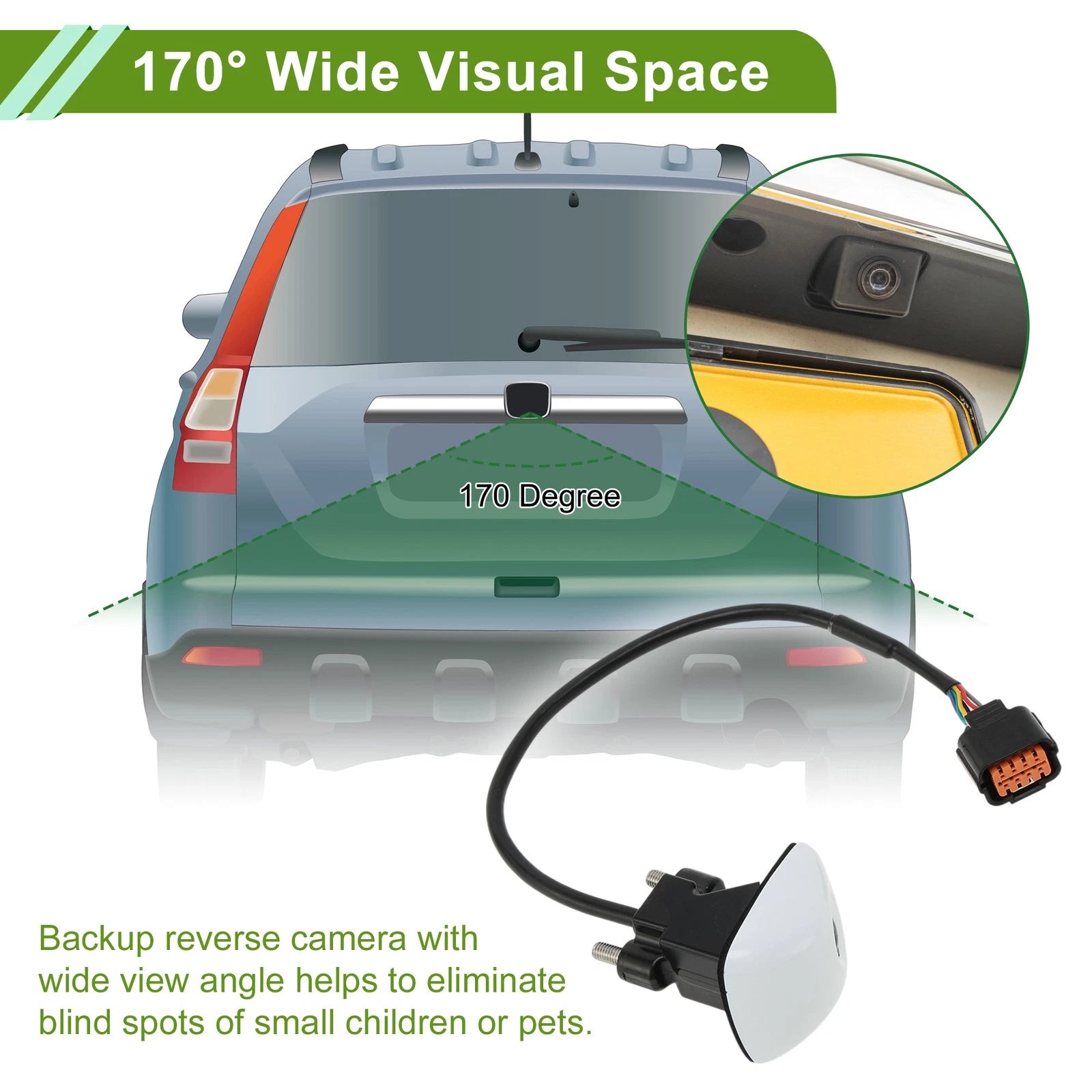 Rear View Backup Camera OEM Replacement for Hyundai i20 (2012–2015)