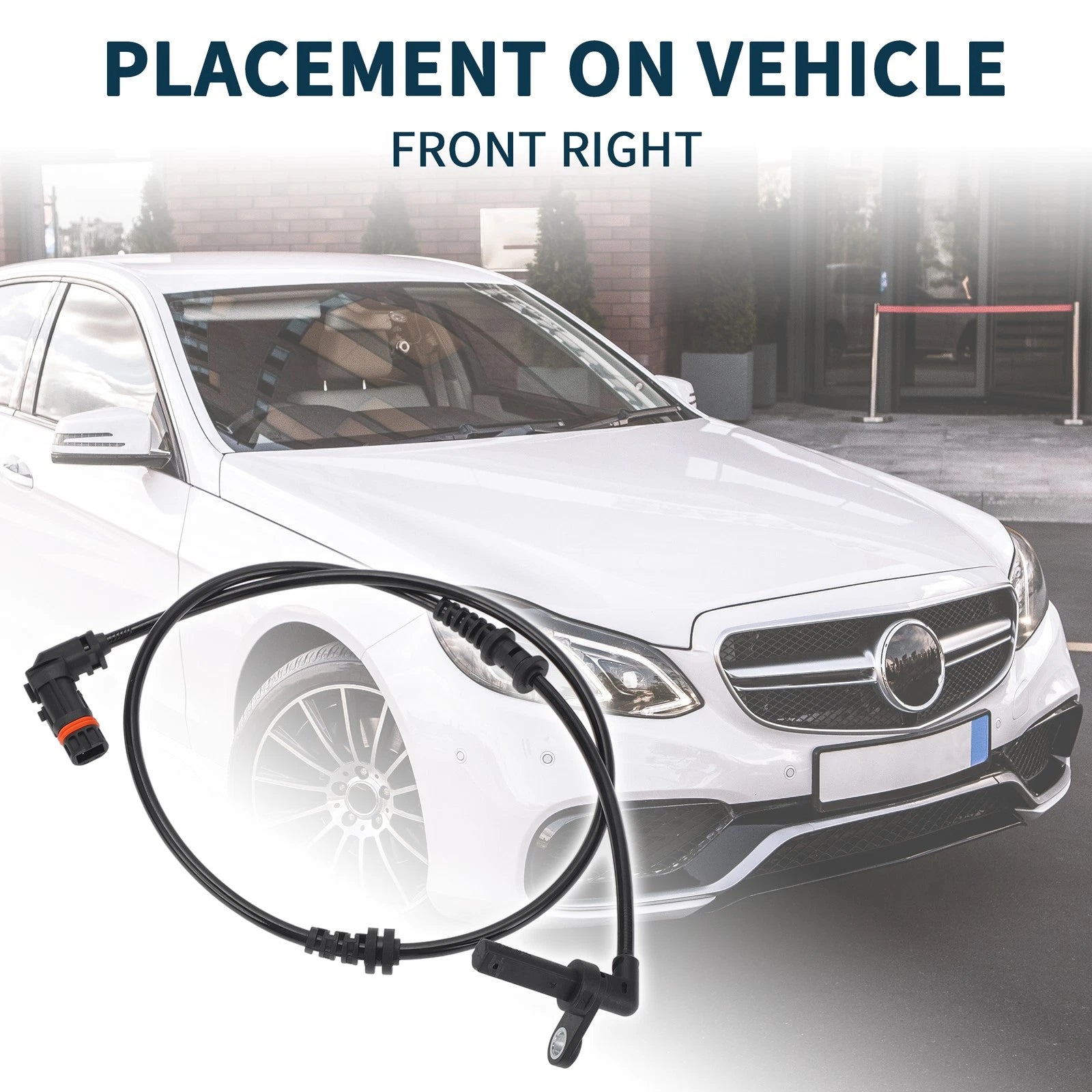 Front Right ABS Wheel Speed Sensor Replacement for Mercedes-Benz E400 (2010–2016)