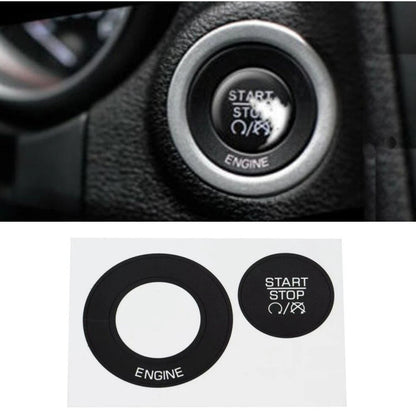Ignition Push Button Start Stop Repair Decal for Dodge Charger (2011–2014)