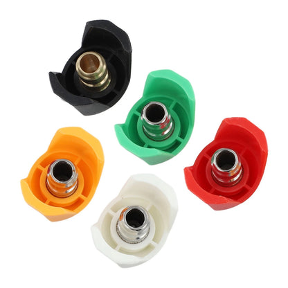 5pcs Pressure Washer Nozzle Tips Set for Easy Spray Pattern Switching