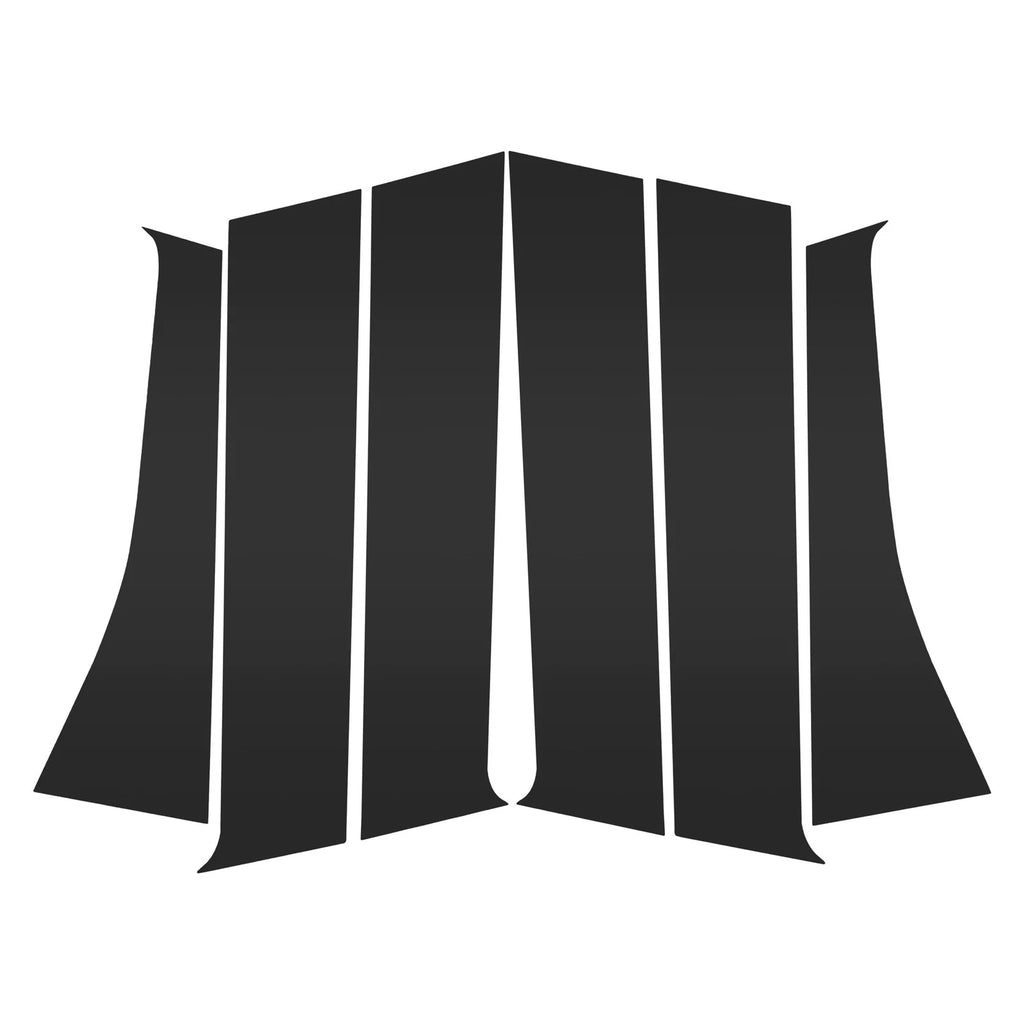 Door Pillar Window Trim Kit Black for Mitsubishi Outlander (2011–2014)