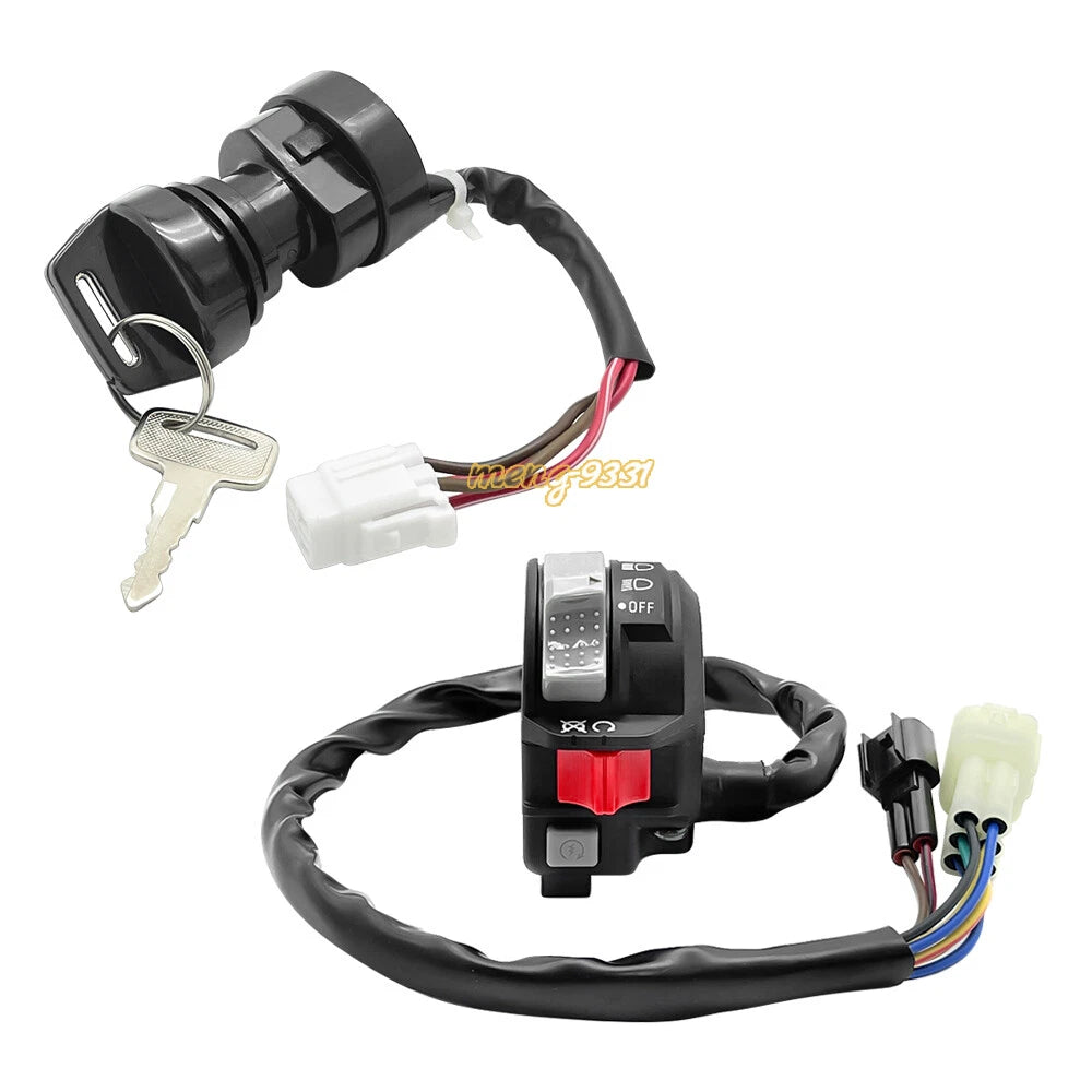 Start Stop Handlebar Switch & Ignition Key Switch for Yamaha YFZ 450 (2004–2005)