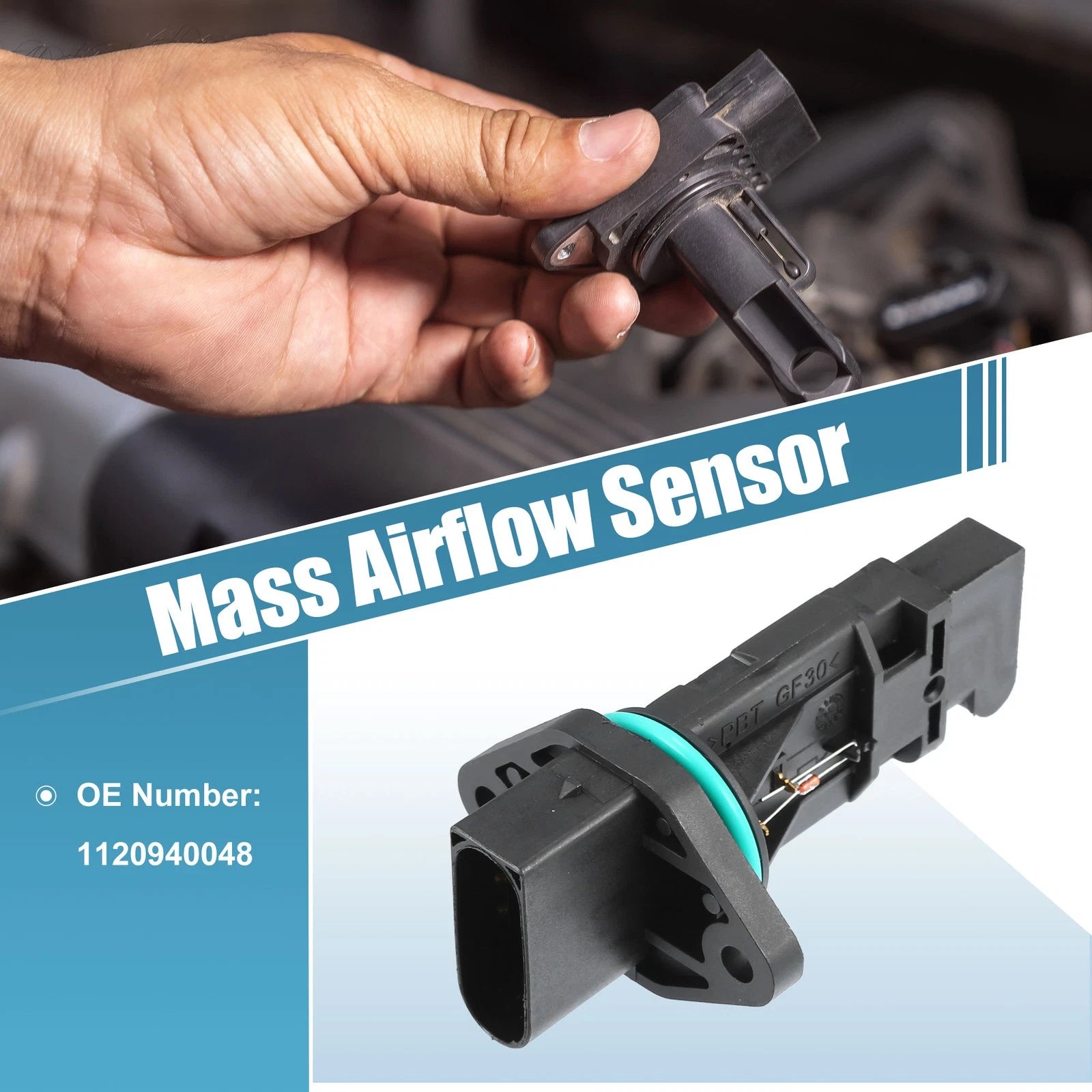 Mass Air Flow Sensor Meter Replacement for Mercedes-Benz E320 (1998–2005)