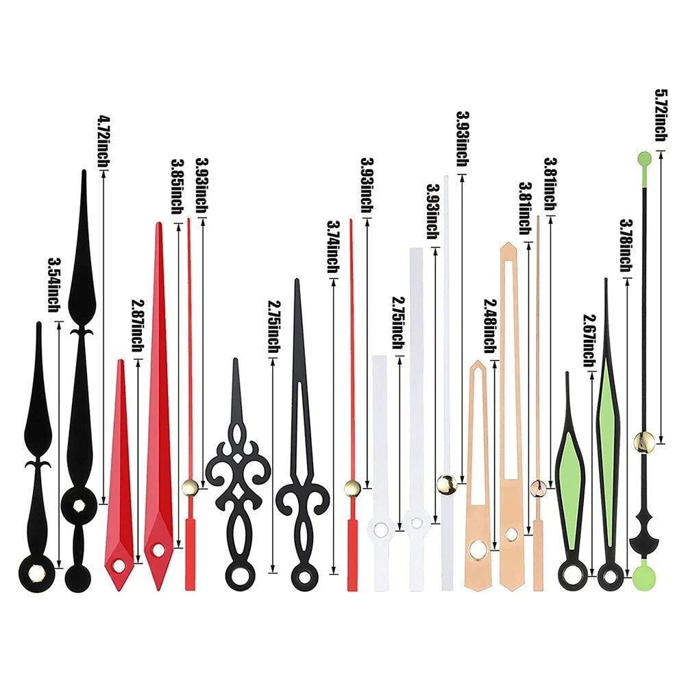 Silent Clock Mechanism Accessory for Various Thicknesses