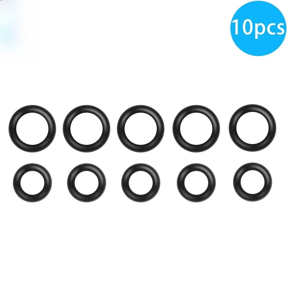 10pcs FKM O Rings for Various Applications (13mm x 2.4mm, 15mm x 2.4mm)