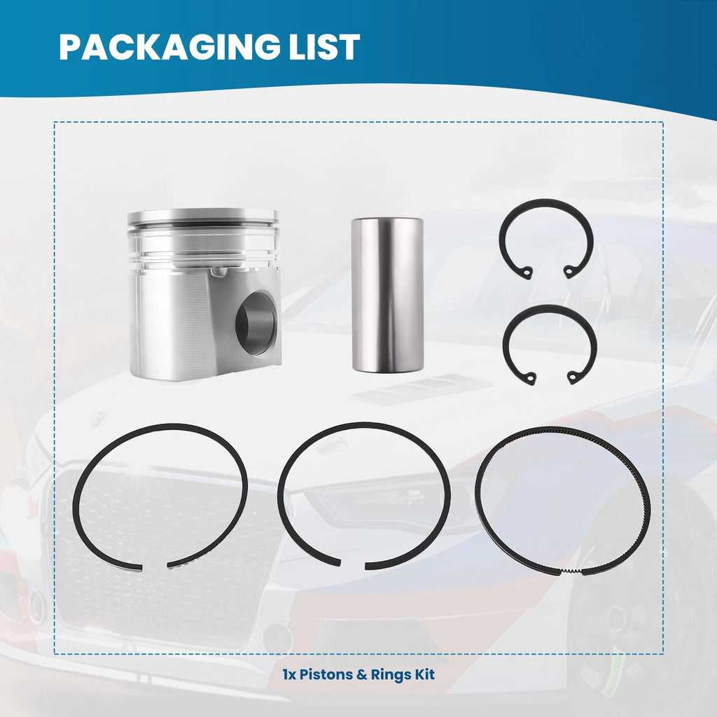 Piston & Ring Set for Dodge Ram 5.9L Cummins 24v (2004–2007) 4089669