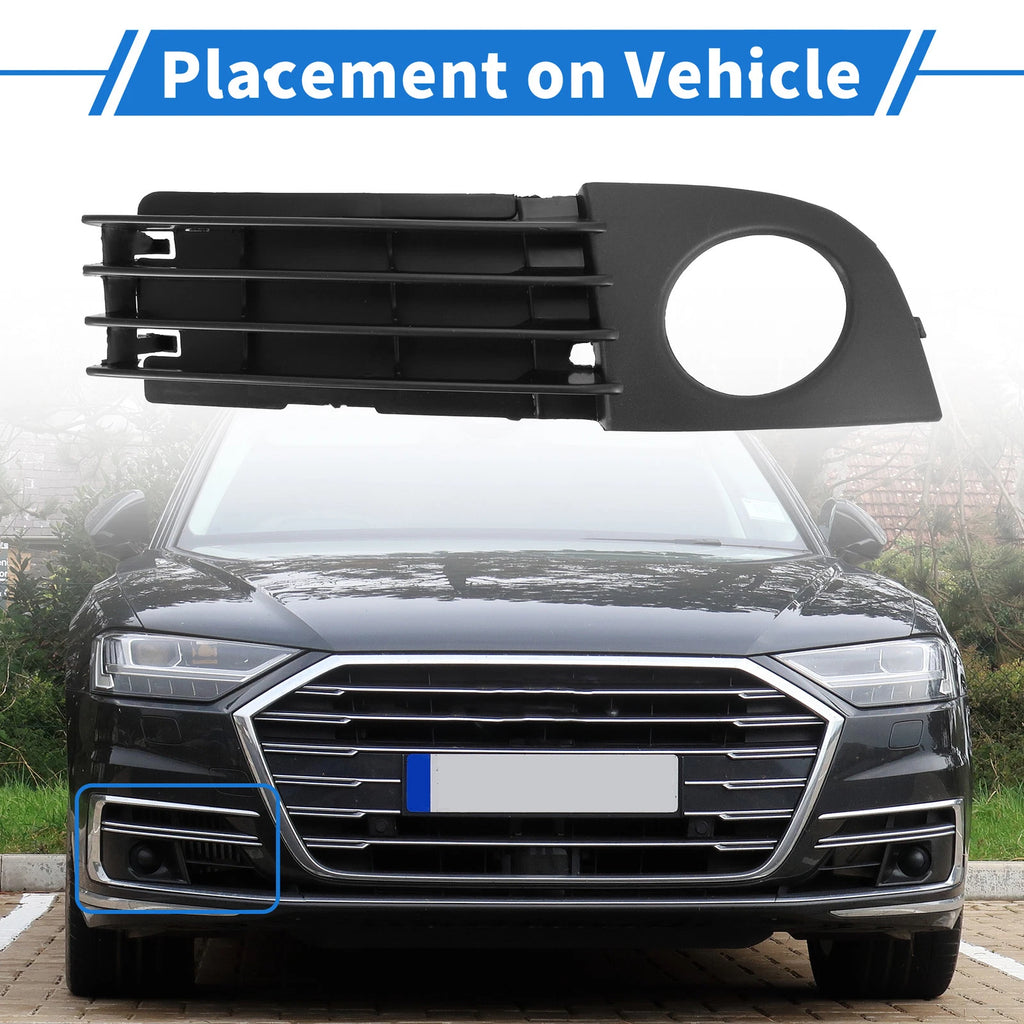 Fog Light Grill for Audi A6 C5 (2002–2005) No. 4B0807682AA ABS