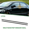 2pcs Front Left Right Window Weatherstrip Seal Replacement for Honda Civic (2016–2021)