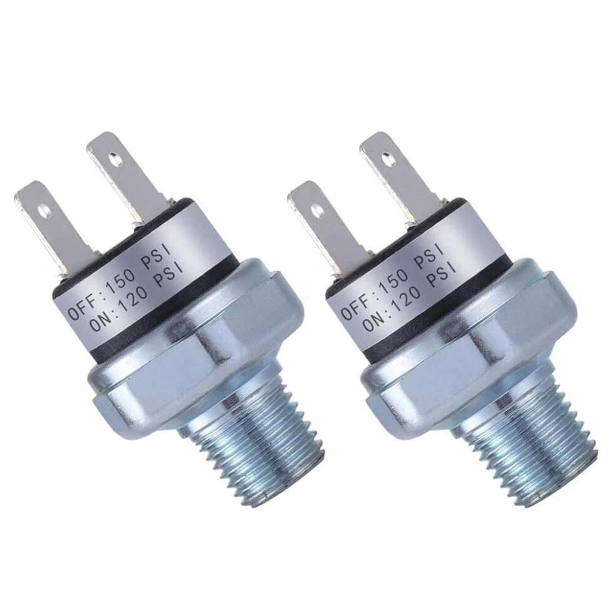2Pcs Pressure Switch 120-150 PSI for Air Ride Suspension (Universal)