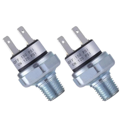 2Pcs Pressure Switch 120-150 PSI for Air Ride Suspension (Universal)