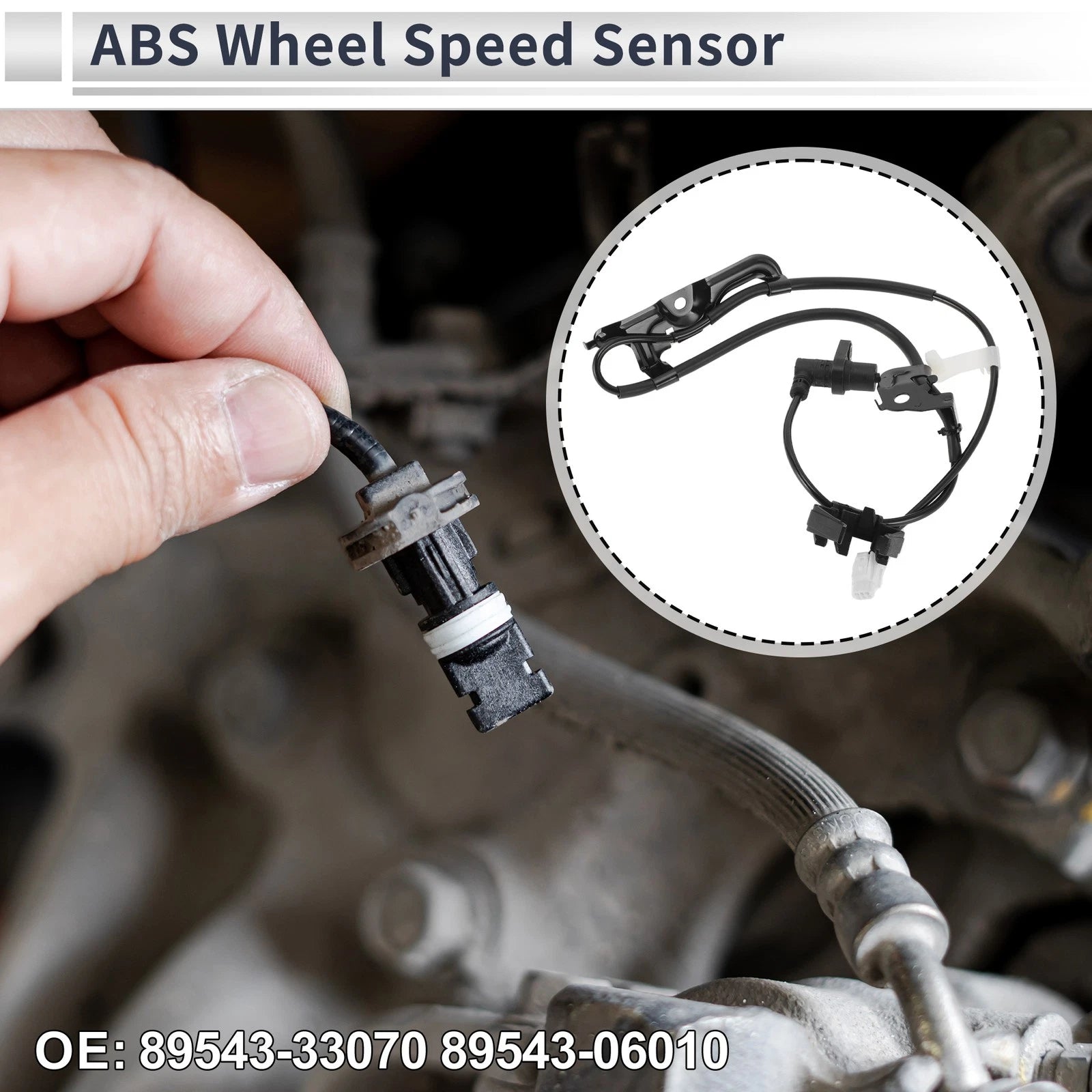 ABS Wheel Speed Sensor Replacement Front Left for Toyota Camry (2002–2006)