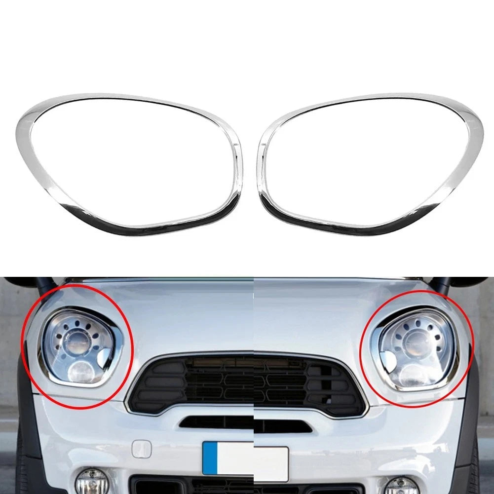 ABS Plastic Headlight Bezel Trims for Mini Cooper (2011–2016)
