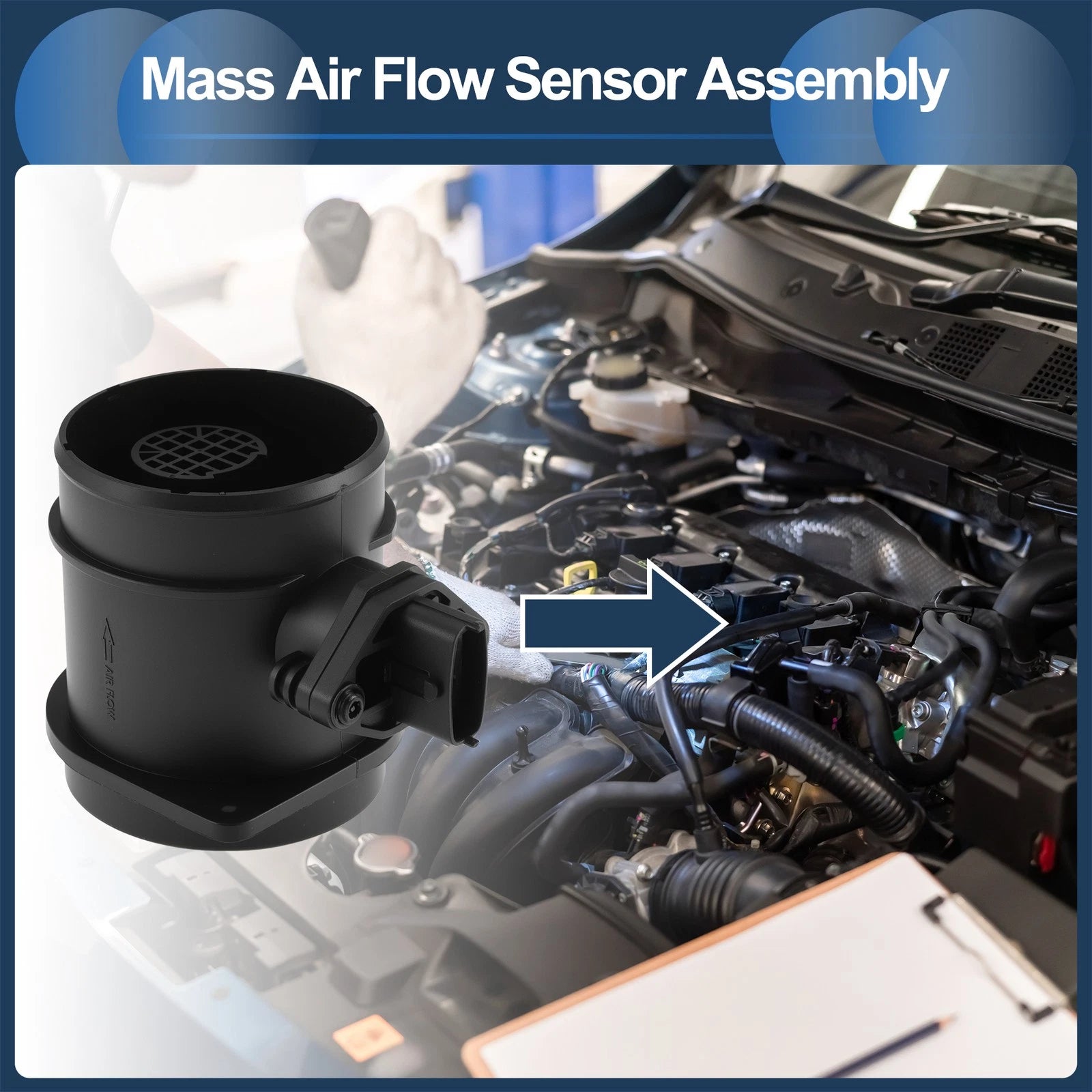 Mass Air Flow Sensor Assembly No. 12566846 for Buick LaCrosse (2005–2009)