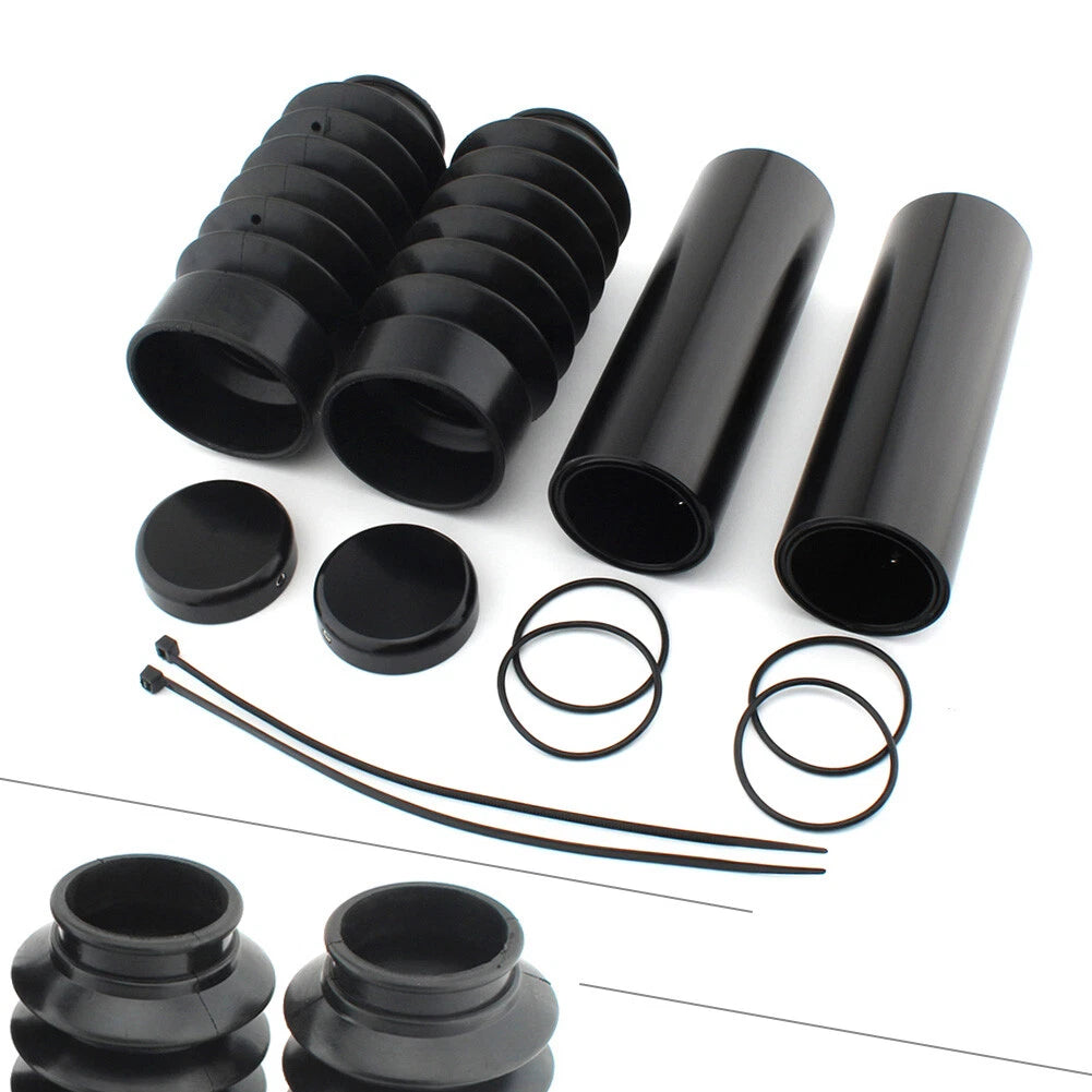 Front Fork Cover Tube Cap Kit for Harley Davidson Dyna (2006–2017)