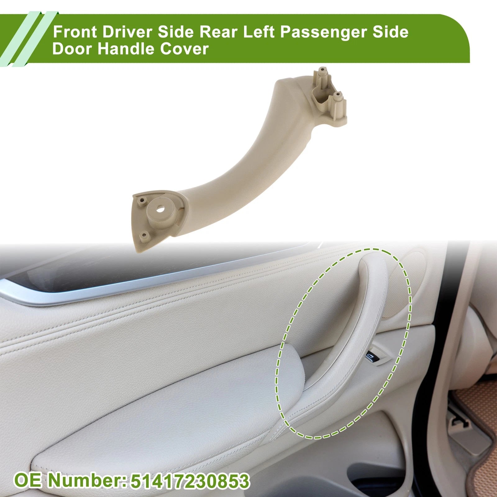 Door Handle Pull Trim Cover for BMW E90 (2004–2012)