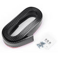 2.5M Auto Front Lower Lip Protective Strips Bumper Skirts Guard Rubber