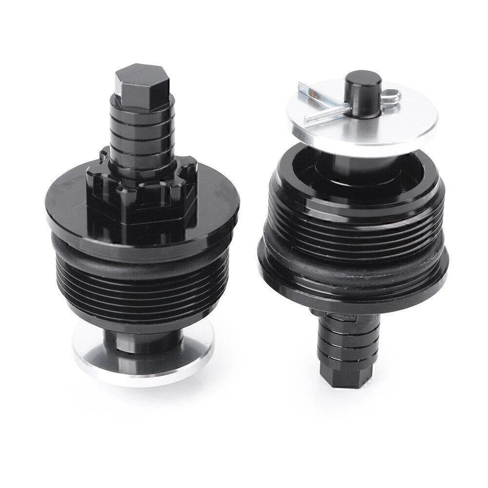 Front Preload Adjuster Fork Caps Bolt for Honda CBR250R (2011–2013) Black
