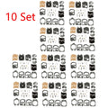 Set of 10 Carburetor Gasket Parts Kit for Walbro WA WT K10-WAT