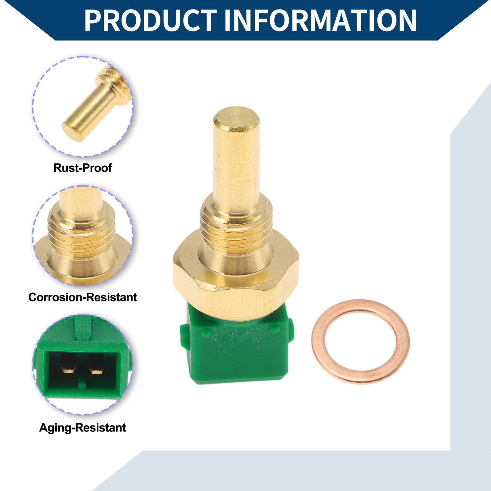 Engine Coolant Temperature Sensor for Ford (E8GY10884B)