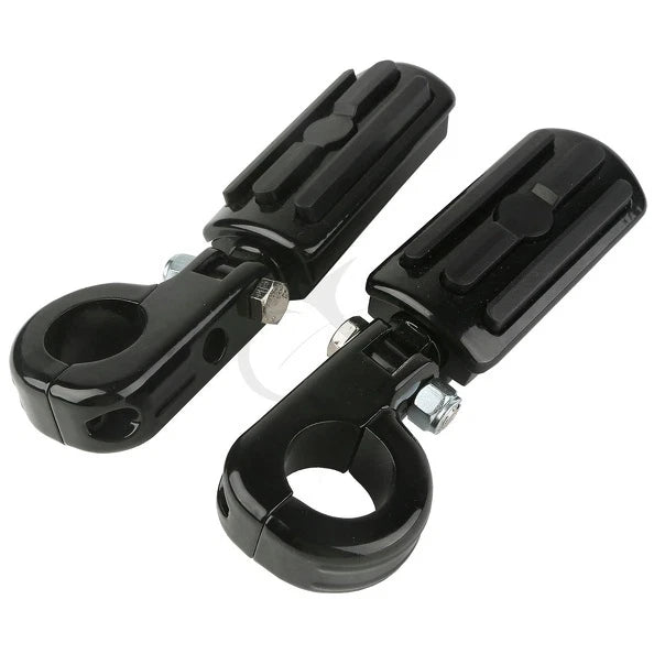 1.25" Highway Engine Guard Bar Foot Pegs for Harley Honda Yamaha (Fit)