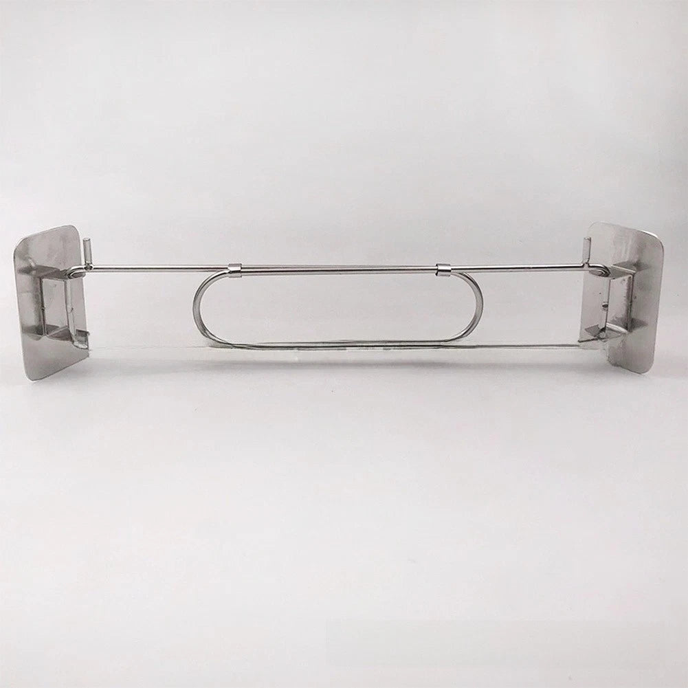 Adjustable Stainless Steel Corner Shower Bar for RV and Camper