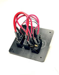 Blower Switch Panel for Custom 4in x 4in, Black