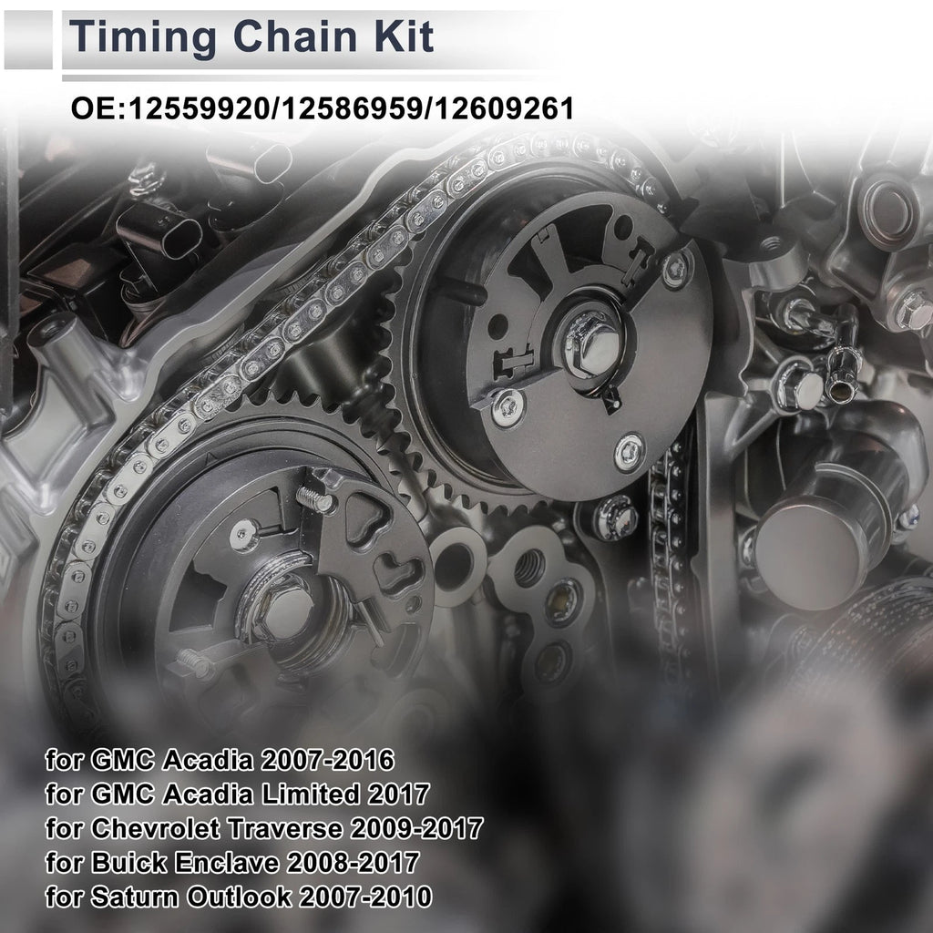 Timing Chain Kit Replacement for GMC Acadia Chevrolet Traverse (2013–2019)