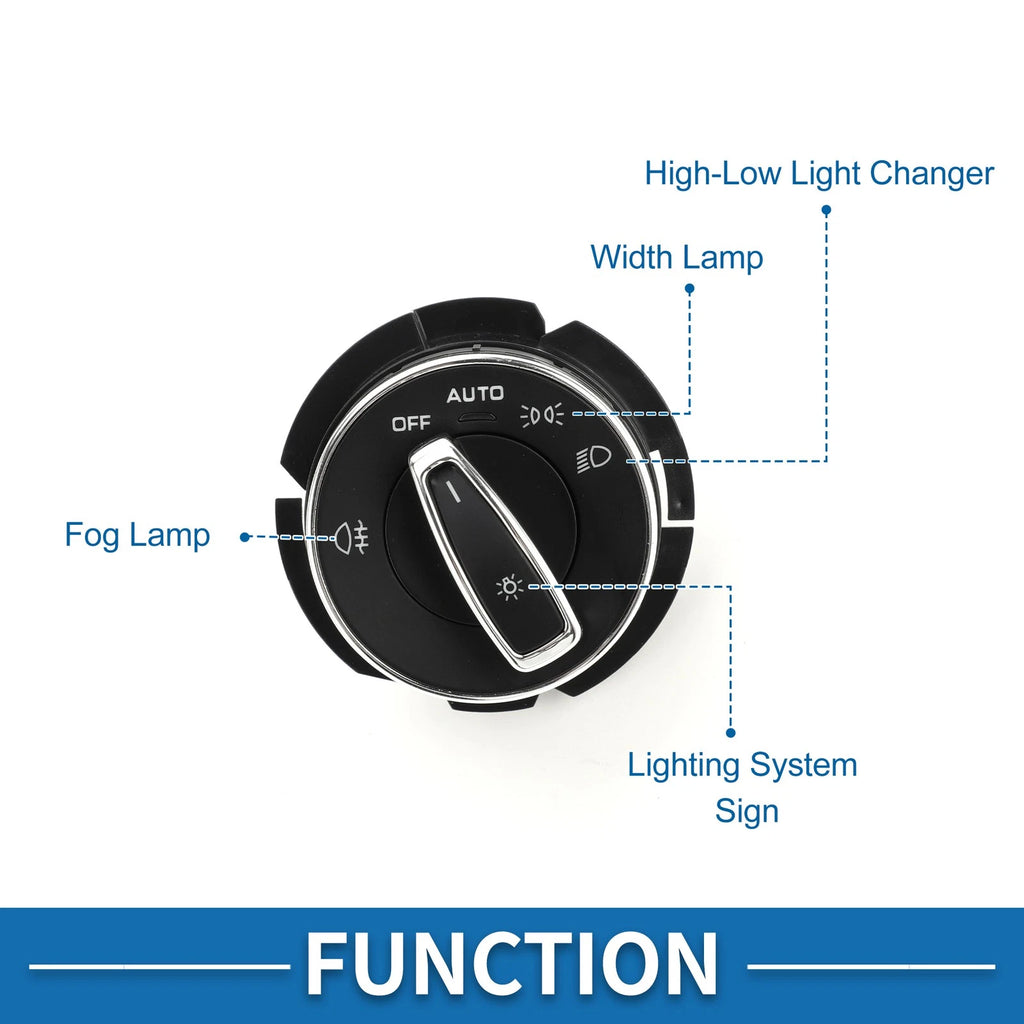 Headlight Switch No.97061353309 DML for Porsche 718 Boxster (2023)