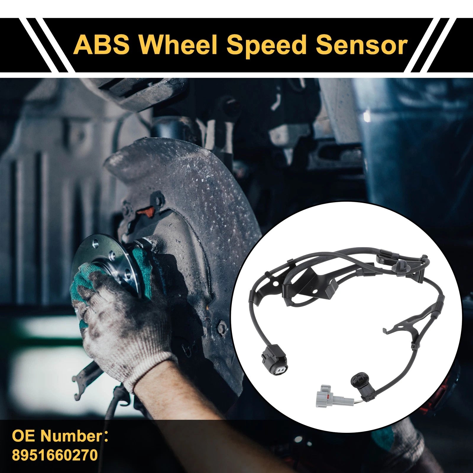 ABS Wheel Speed Sensor Replacement for Toyota FJ Cruiser Front Left (2007–2014)