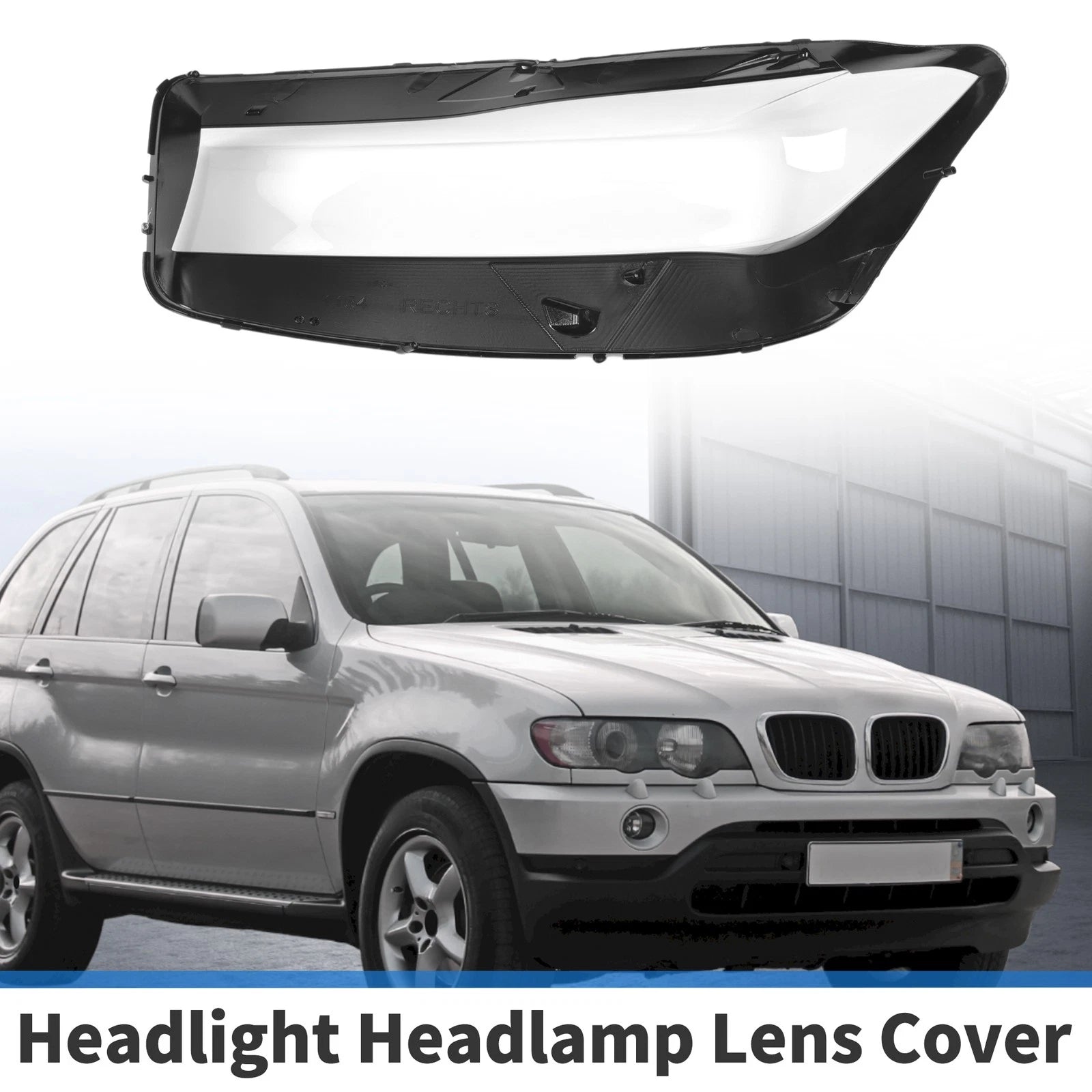 Headlight Lens Cover Front Right for BMW 7 Series G12 (2016–2019)