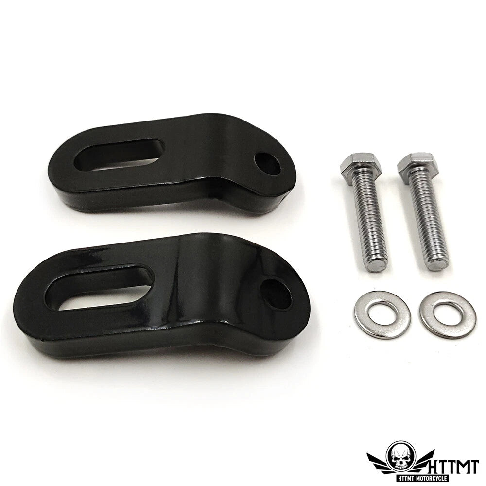 HTTMT Black Touchless Tie-Downs for Harley Touring Road King Electra Glide (2014–2023)