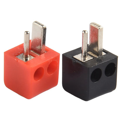 Set of 2 Pin DIN HiFi Speaker Connectors Red Black for Cable Termination