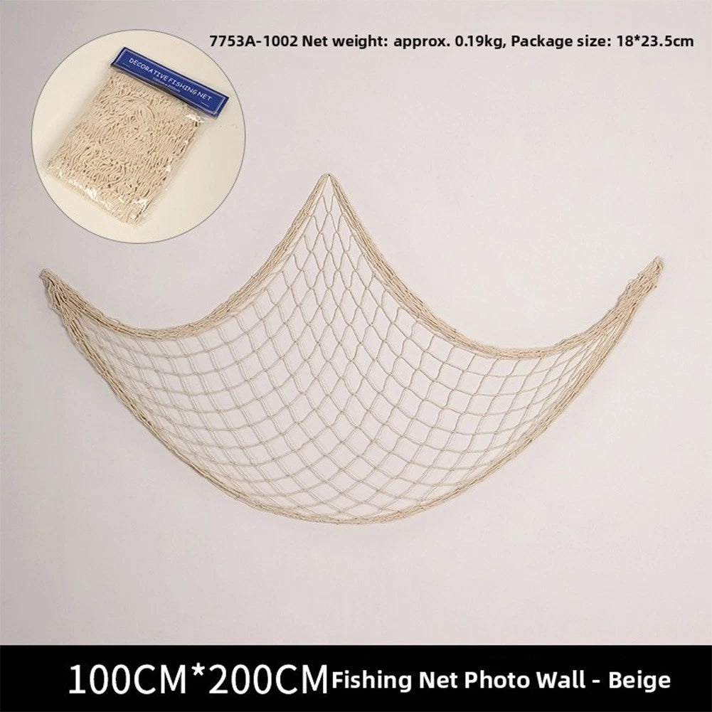 Fishing Net Wall Hanging for Room Decor
