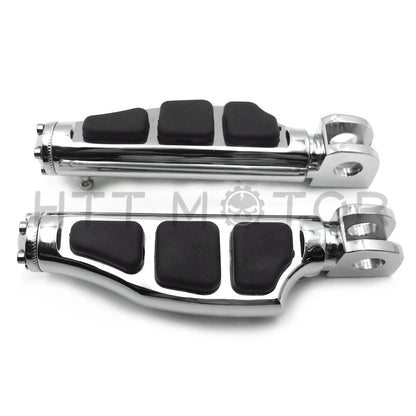 Chrome Flat Wing Footpegs for Suzuki Marauder 1600/Boulevard M90 (2004–2005)