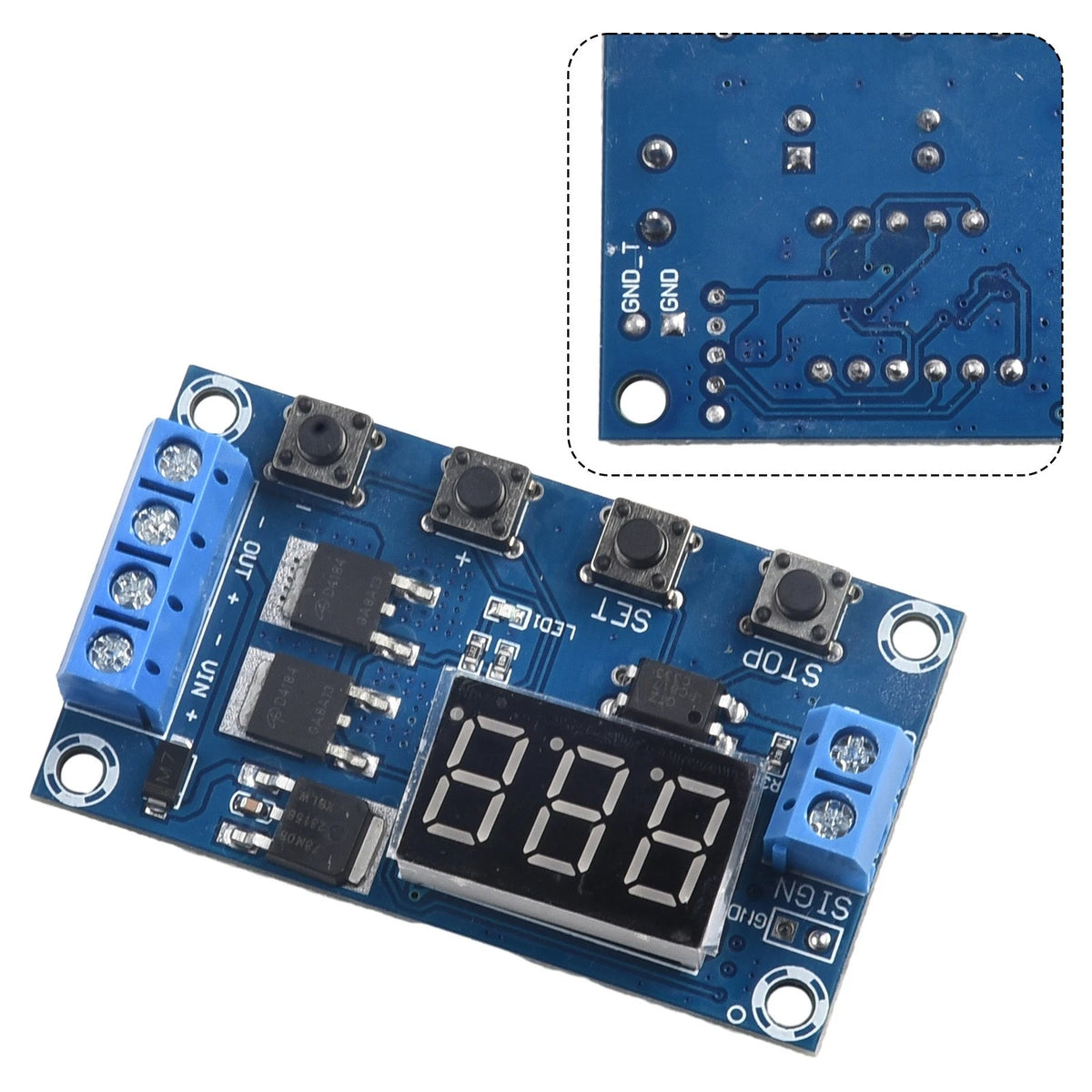 Wide Voltage Input Relay Delay Board Multifunctional Timer