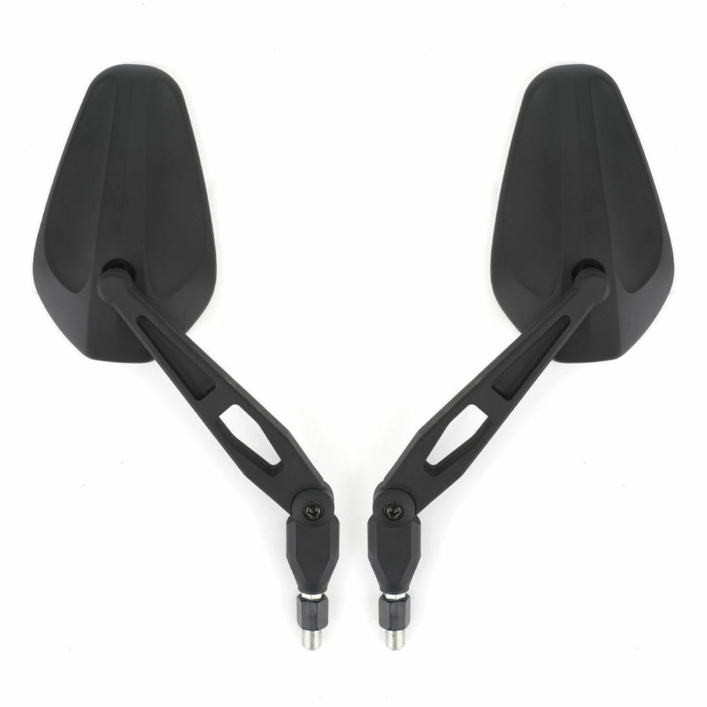 M10 10mm Rearview Side Mirrors Pair for Motorcycle Custom T9