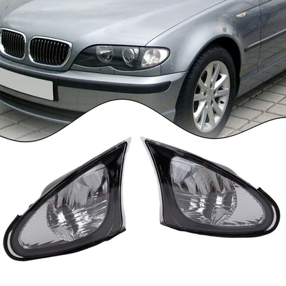 Pair of Front Left & Right Indicator Turn Signal Corner Lights for 3 Series E46 (2002–2005)