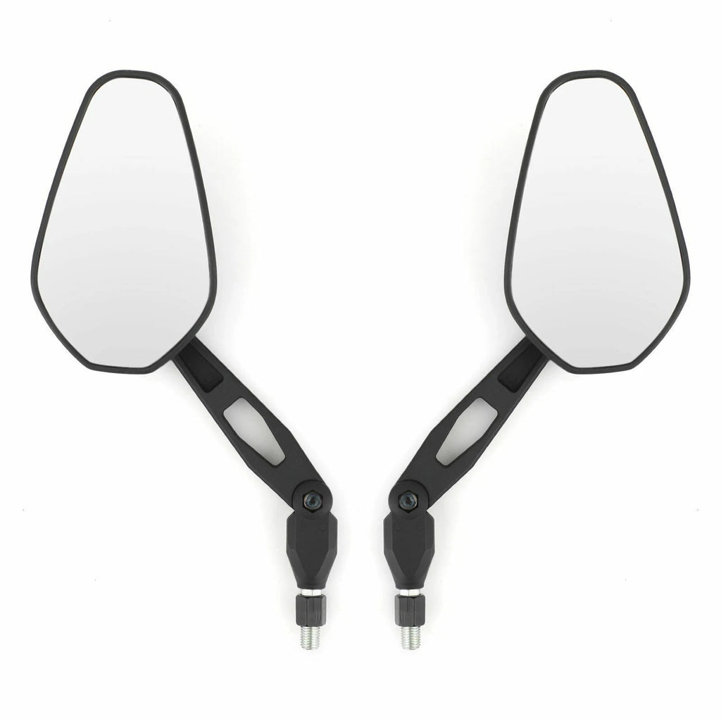 M10 10mm Rearview Side Mirrors Pair for Motorcycle Custom T9
