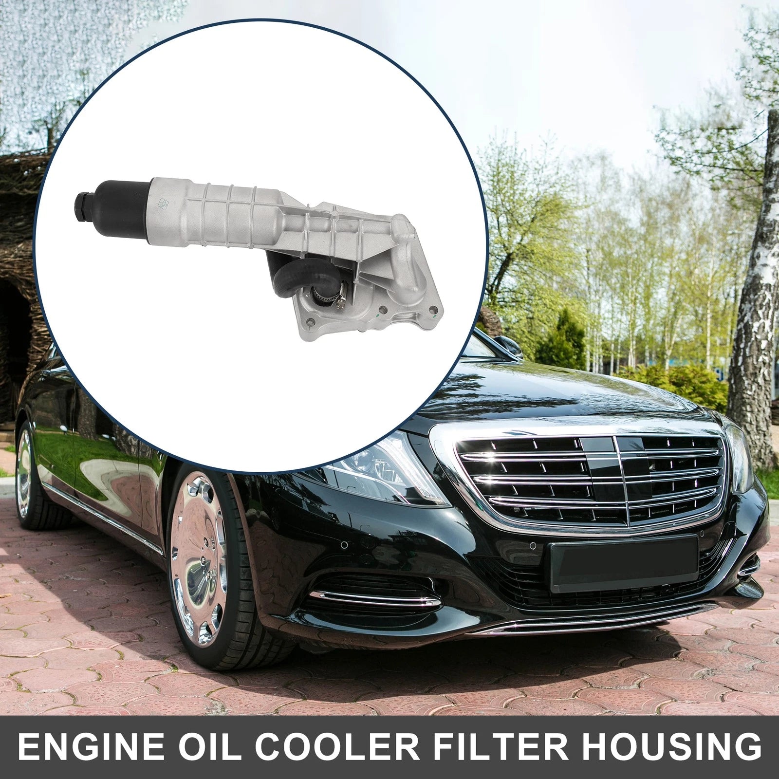 Engine Oil Filter Base Housing Assembly for Mercedes-Benz SLK250 (2012–2015)