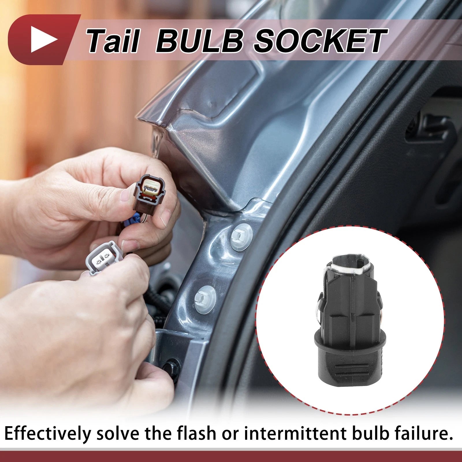 Tail Light Socket Replacement for BMW 3 Series Sedan (2014–2015)